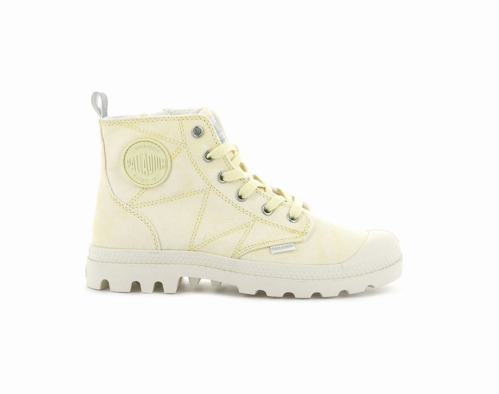 Palladium Pampa Zip Desertwash Ženske Čizme Žute ||DR6145072||